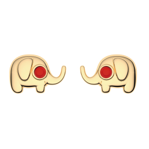 Cute Elephant Stud Earrings 