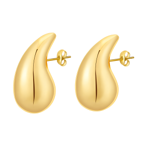 Hollow drop-shaped lightweight high-end earrings