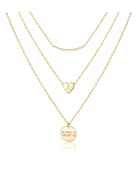 Asiley Layered Necklace Set For Women