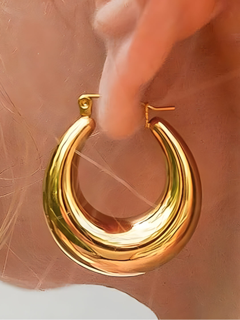 Fashion Minimalist Hollow Earrings