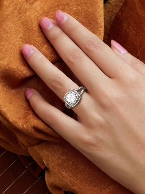 Asiley Moissanite Ring For Women