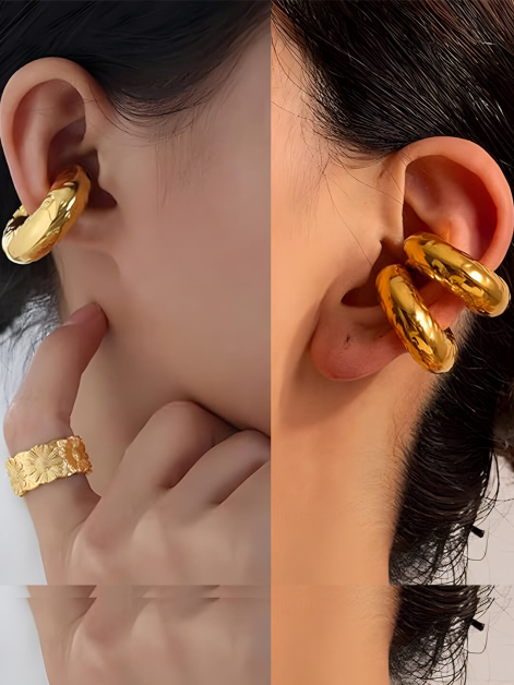 Round Pattern Open Ear Clips
