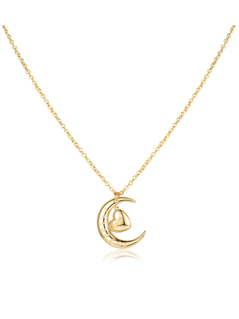 Moon And Back Necklace