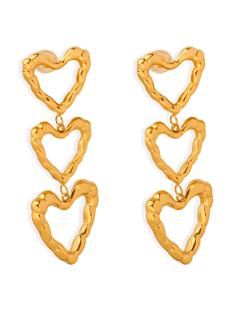 Irregular Heart Shaped Earrings