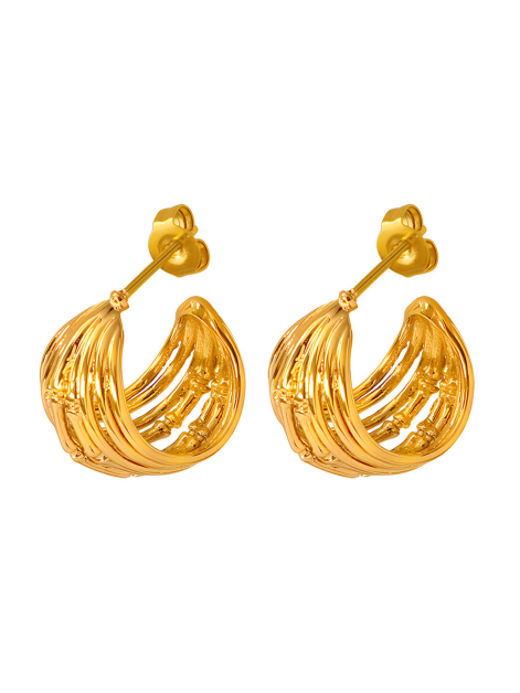 Metal Style Hollow Earrings