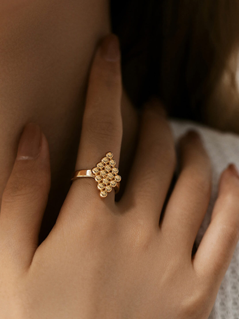 Rhombus Simple Ring