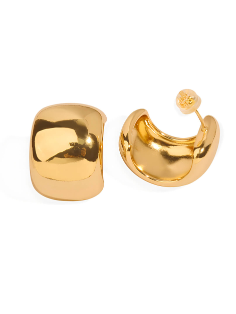 Simple C-Shaped Earrings