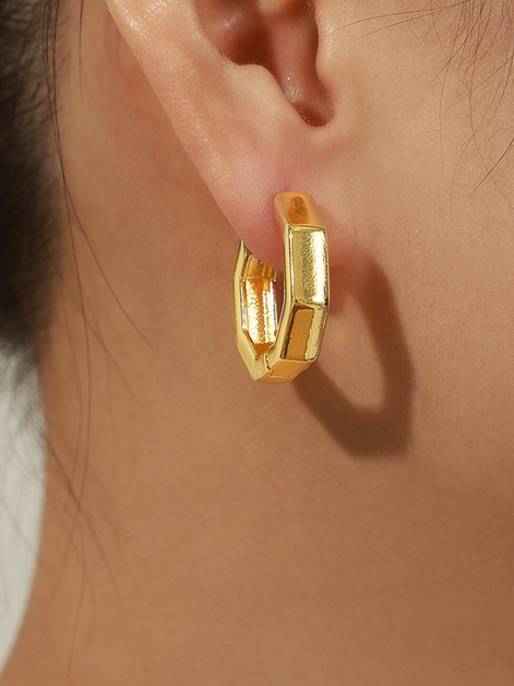 Simple Geometric Polygon Earrings
