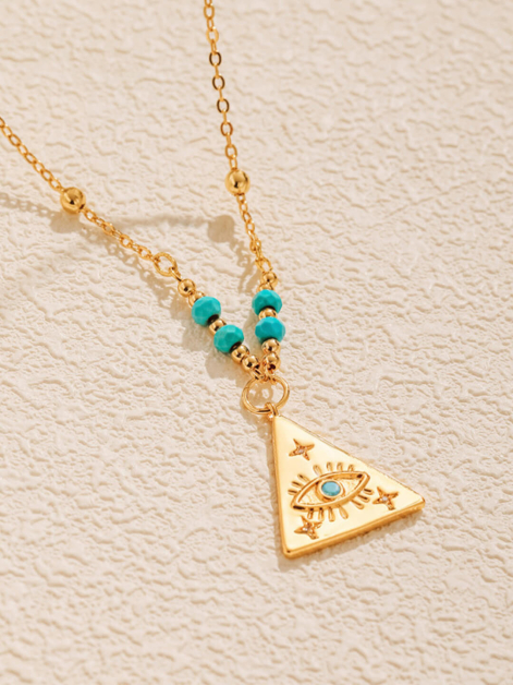 Turquoise Devil's Eye Necklace