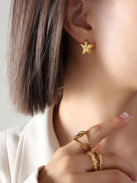 Unique Irregular Starfish Earrings