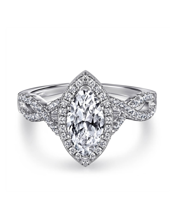 Marquise Moissanite Ring For Women