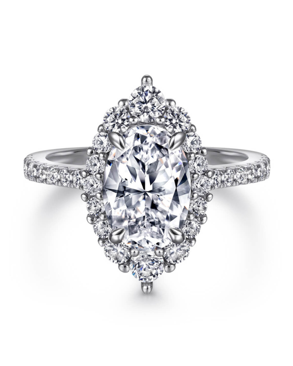 Oval Moissanite Ring For Women