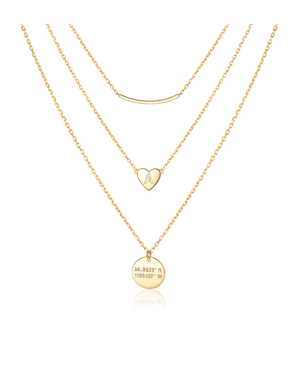 Asiley Layered Necklace Set For Women