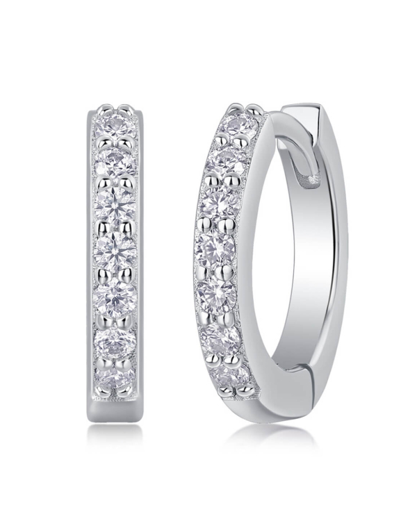 ASILEY Moissanite Simple Earrings