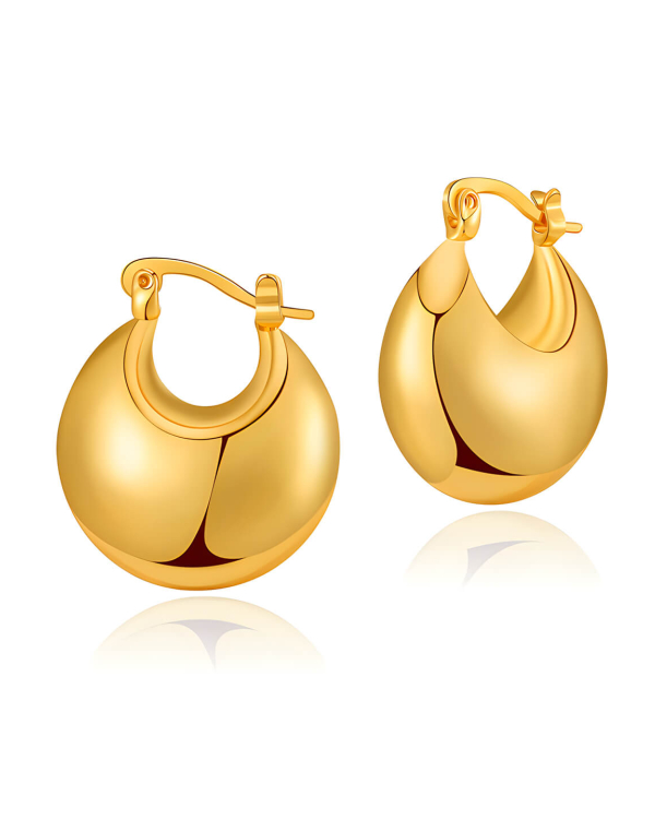Classic Hollow Ball Metal Earrings