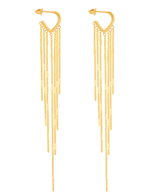 Light Luxury Long Tassel Earrings