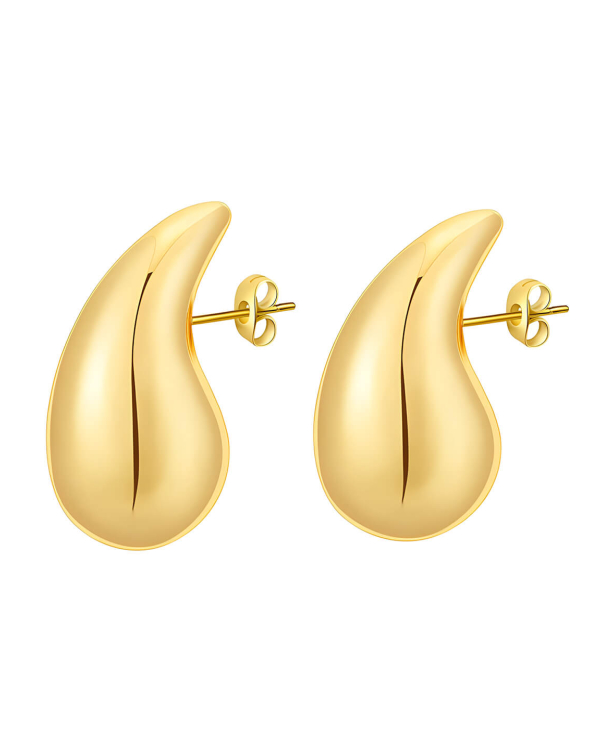 Hollow Drop-Shaped Earrings