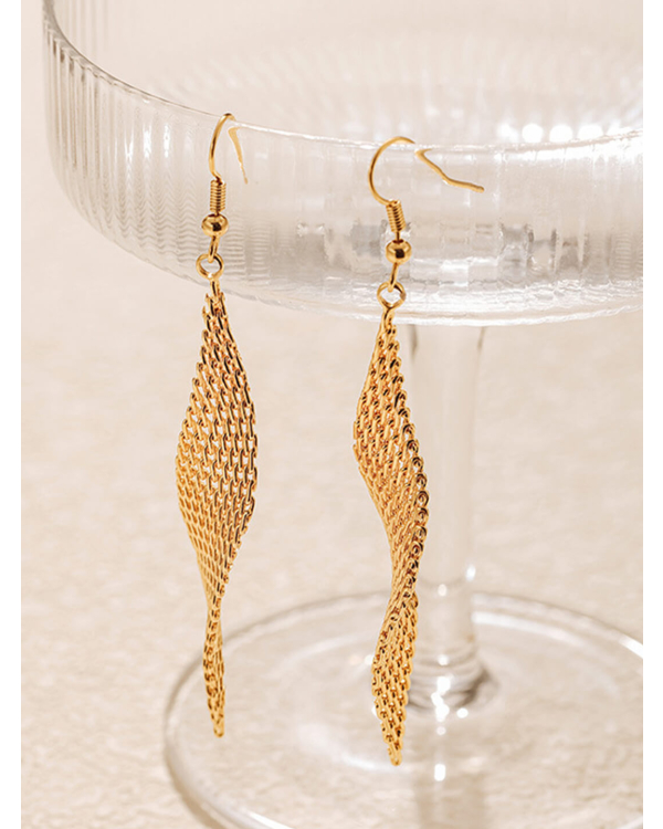 Fringe Enhances Earrings
