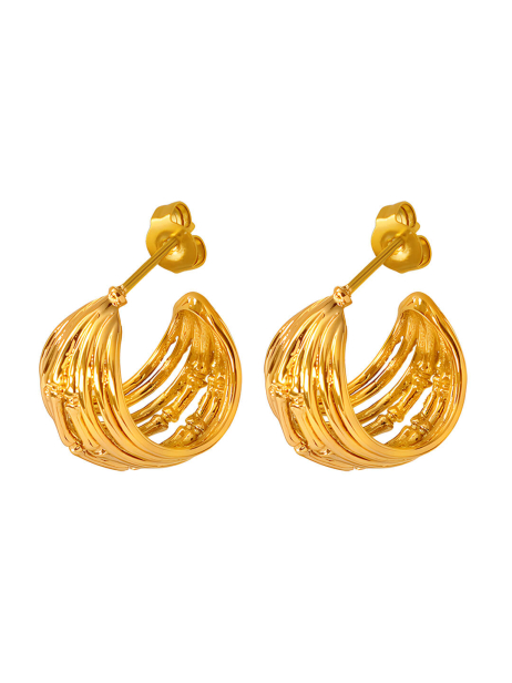 Metal Style Hollow Earrings