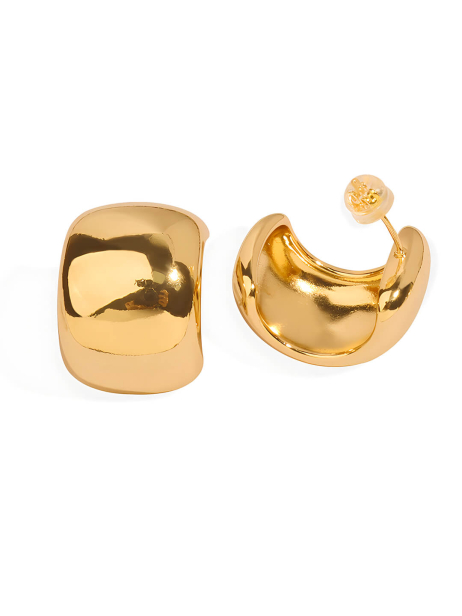 Simple C-Shaped Earrings